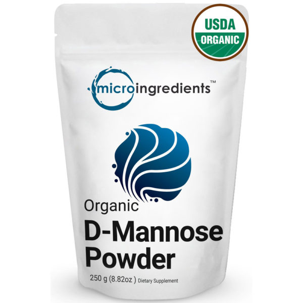 Micro Ingredients Organic D-Mannose Powder 8.8 oz.