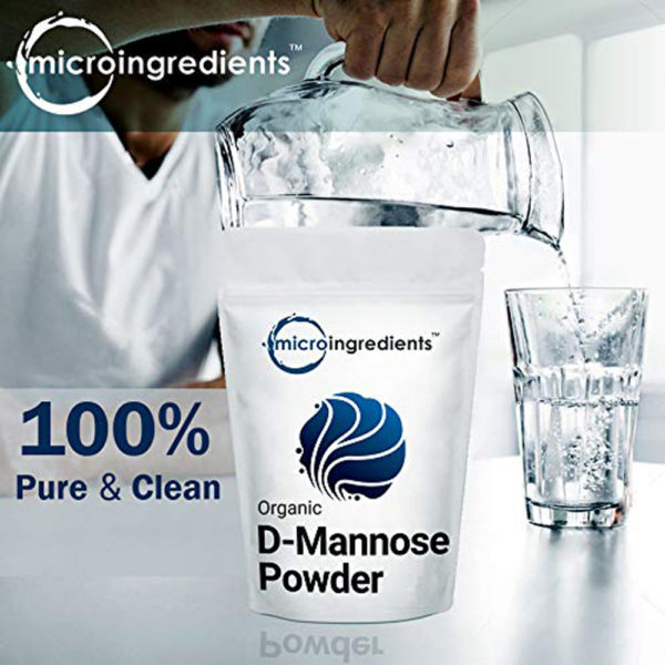 Micro Ingredients Organic D-Mannose Powder 8.8 oz.