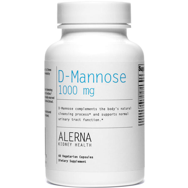 Alerna Kidney Health D-Mannose, Cranberry 60 Veg Caps