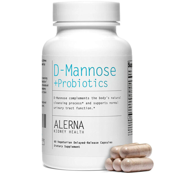 Alerna Kidney Health D-Mannose +Probiotics 60 Caps