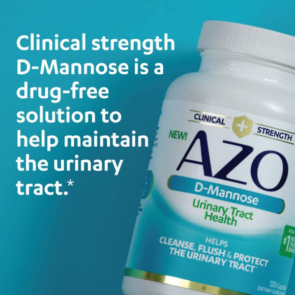 AZO Urinary Tract Health D-Mannose Caps 120 Capsules
