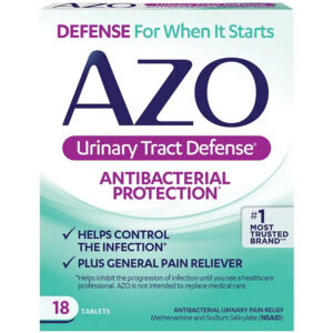 AZO Urinary Tract Antibacterial Pain Relief 18-24 Tablets