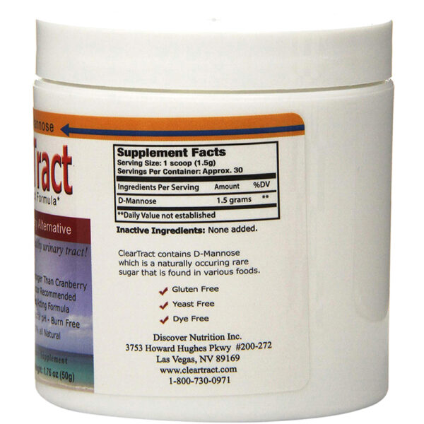 ClearTract Urinary Tract D-Mannose Powder 1.76 oz.