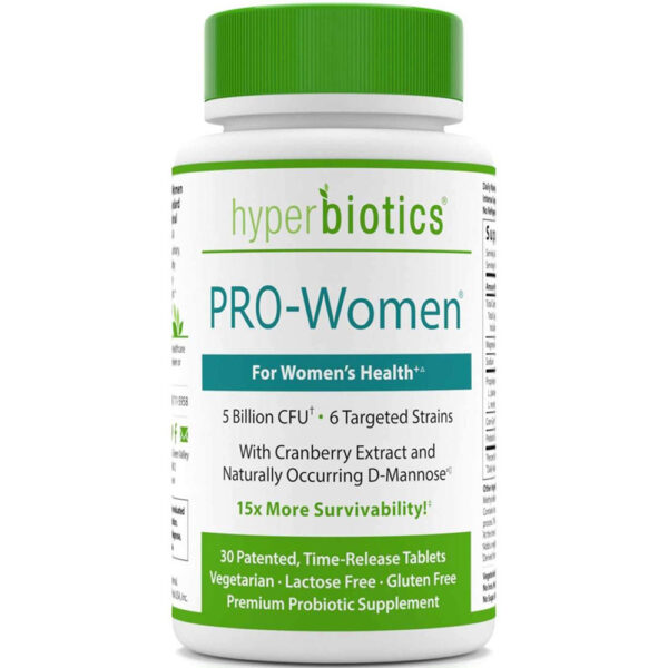 Hyperbiotics PRO-Women Probiotics Cranberry 30-60 Tabs