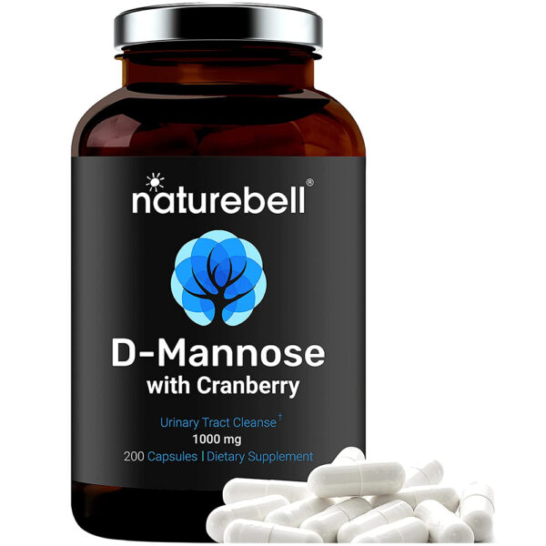 Nature Bell D-Mannose Cranberry Caps 200 Capsules