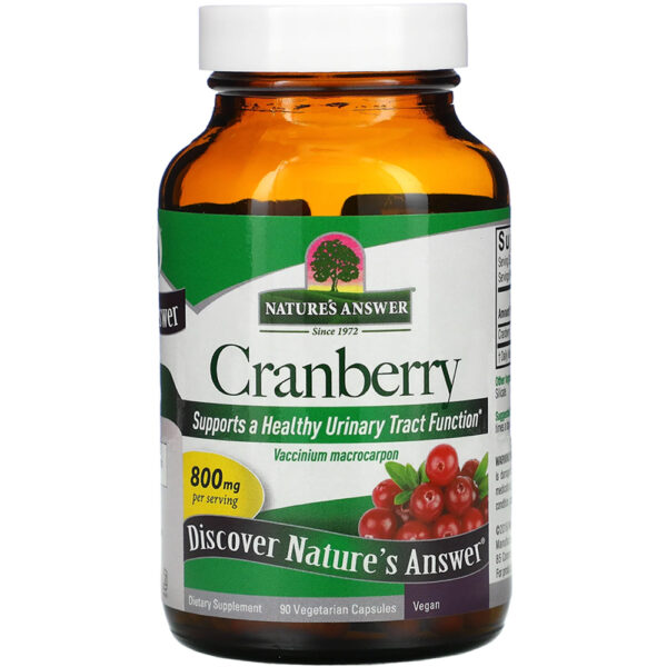 Nature's Answer Cranberry Fruit Extract 90 Capsules