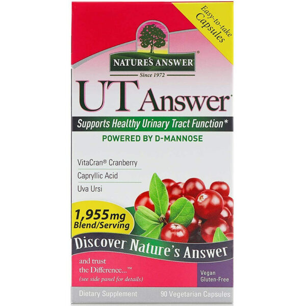 Nature's Answer UT Answer D-Mannose Cranberry 90 Caps