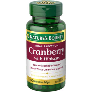 Nature's Bounty Cranberry with Hibiscus 60 Softgels