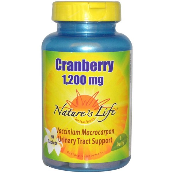 Nature's Life Cranberry Tablets 1,200 mg 30-60 Tablets