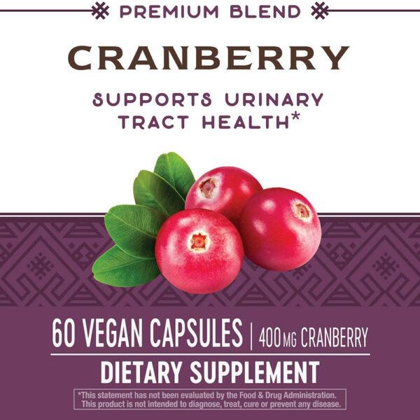 Nature's Way Cranberry w/ Vitamin C 60-120 Capsules
