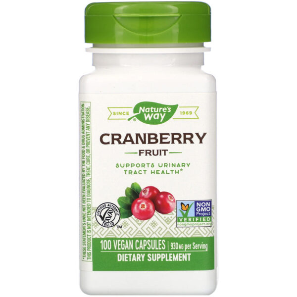 Nature's Way Cranberry Fruit 930 mg 100-180 Capsules