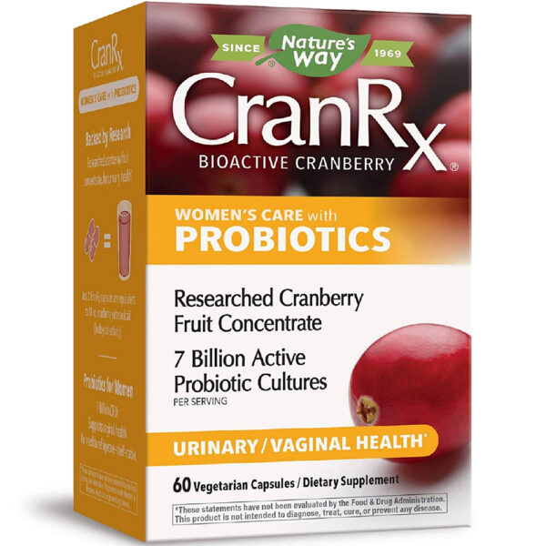 Nature's Way CranRx Cranberry w/ Probiotics 60 Caps