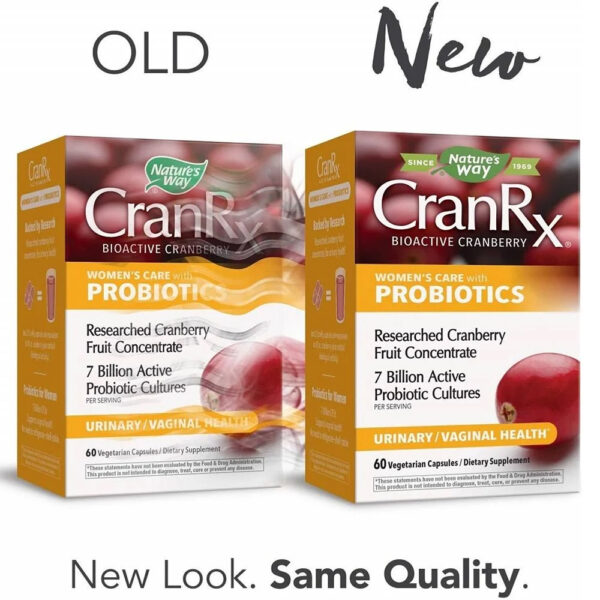 Nature's Way CranRx Cranberry w/ Probiotics 60 Caps