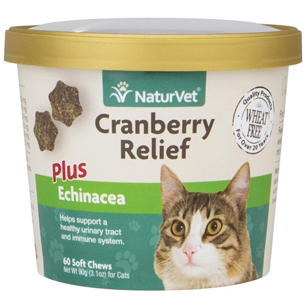 NaturVet Cranberry Relief for Cats 60 Soft Chews