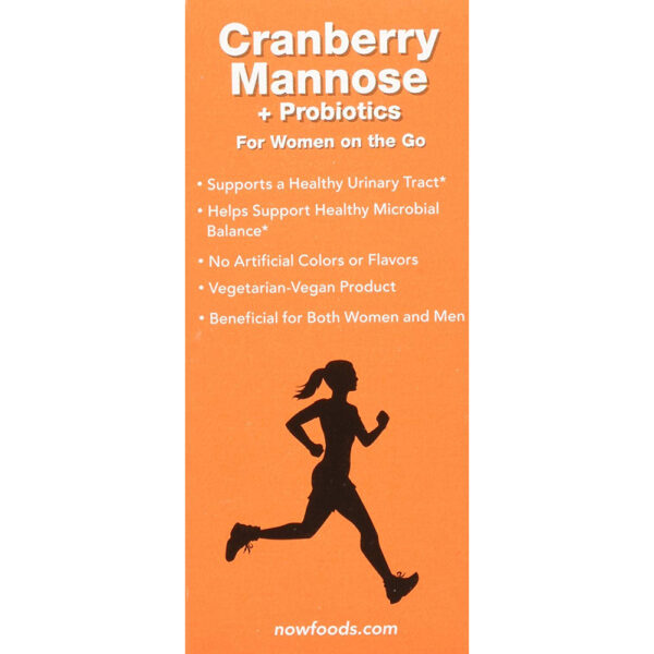 NOW Foods Cranberry Mannose Probiotics Powder 24 Packs