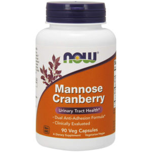 NOW Foods Mannose Cranberry Capsules 90 Veg Caps