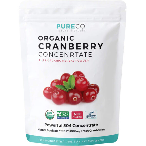 Pure Co Organic Cranberry Powder 50:1 1.76 oz (50 g)