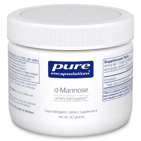 Pure Encapsulations Pure D-Mannose Powder 1.76-3.5 oz