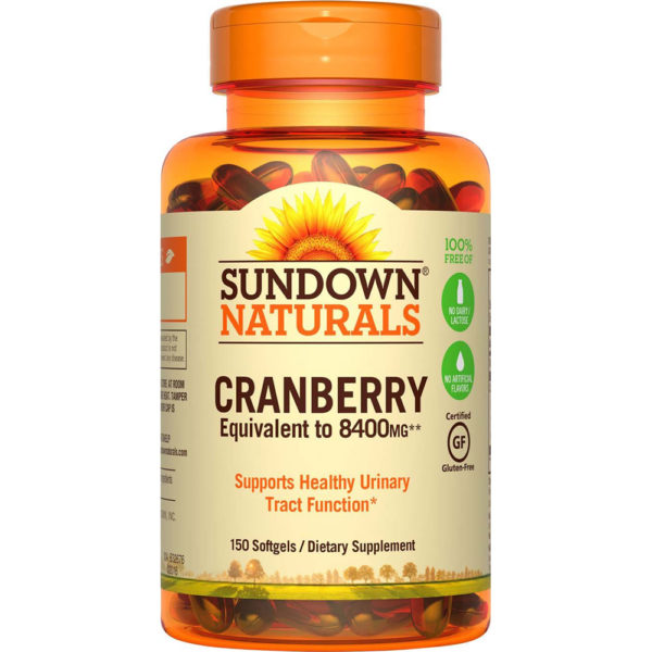 Sundown Naturals Super Cranberry 8400 mg 150 Softgels