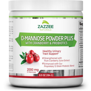 Zazzee Naturals D-Mannose Powder Cranberry Plus 6.5 oz